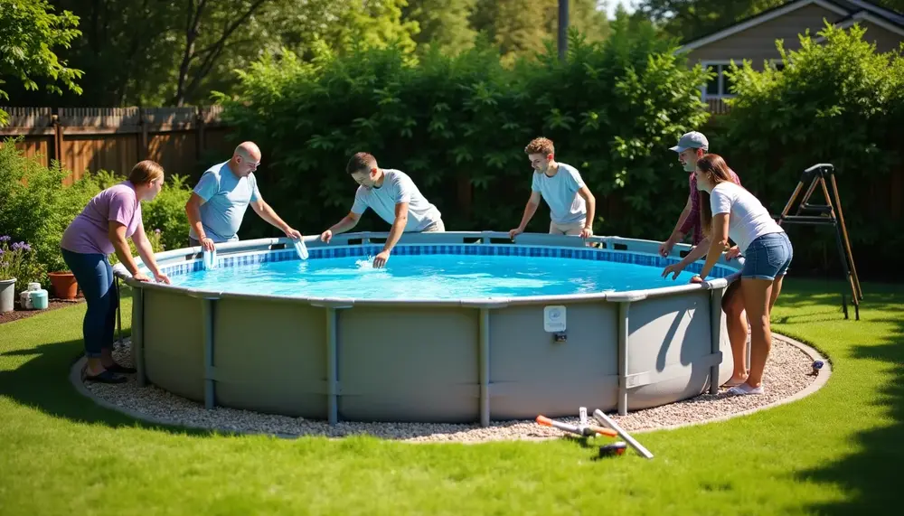 Anleitung: Wie Sie einen aufstellpool rund einbauen