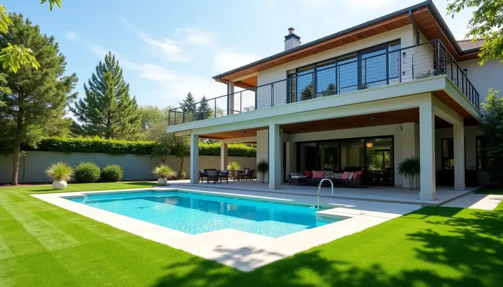 Die perfekte Lösung: Poolüberdachung unter der Terrasse für mehr Platz