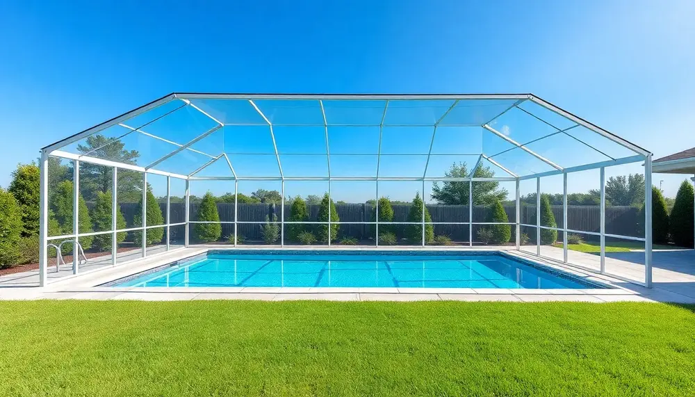 Klares Design: Die Vorteile einer Poolüberdachung Clear