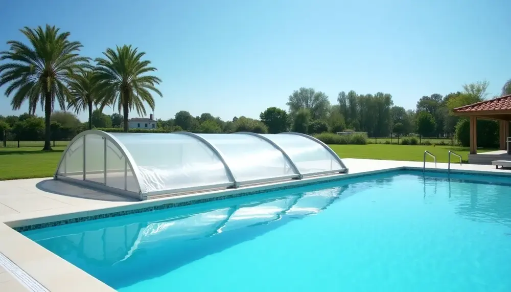 Poolüberdachung Cabrio Dome: Flexibilität und Schutz für Ihr Schwimmbad