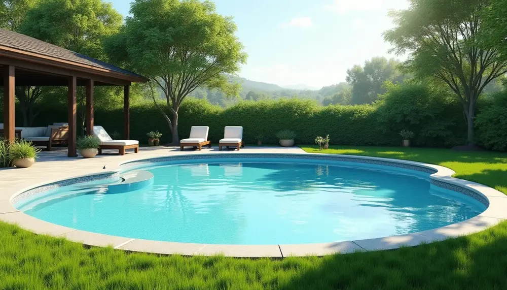 Schwimmbecken rund: Design, Vorteile und Platzersparnis