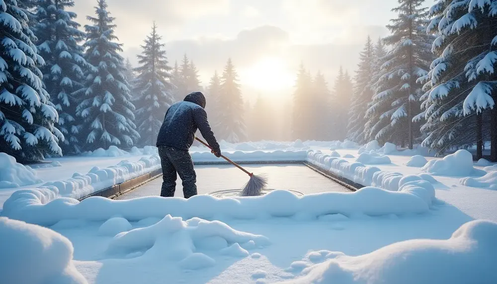 So befreien Sie Ihre poolüberdachung von schnee: Praktische Tipps