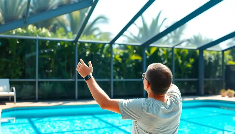 Wann und wie Sie die Platten Ihrer Poolüberdachung tauschen sollten